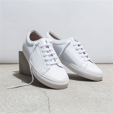 super simple white sneakers